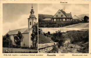 Havasköz, Görög katolikus templom, temető, Orvosi lak, patak / Greek Catholic church, cemetery, Medical house, creek