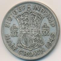 Nagy-Britannia 1945. 1/2C Ag "VI. György" T:2-
Great Britain 1945. 1/2 Crown Ag "Geo...