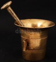 Rézmozsár 11x13 cm + törö