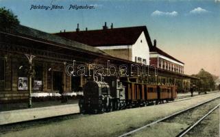 Párkánynána, Vasútállomás / railway station (small tear)