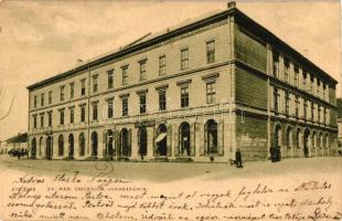 Eperjes, Evangélikus kerületi kollégium és jogakadémia, Bor raktár; kiadja Cattarino / boarding school, academy (EB)