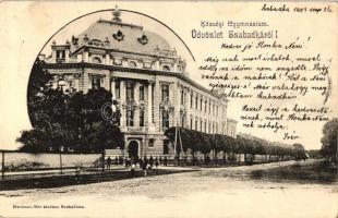 Szabadka, Községi főgimnázium / grammar school (EK)