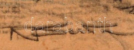 Dekoratív fa képkeret nyomattal, belső:17×23,5 cm, külső: 20,5×27 cm