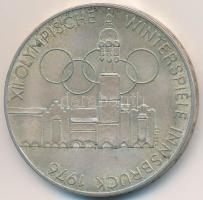 Ausztria 1976. 100Sch Ag "Innsbruck - XII. Téli olimpia / Épületek és olimpiai logó" T:2
...