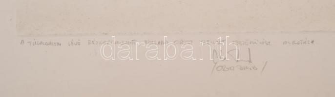 Orosz Gellért (1914-2002): Kapálók. Rézkarc, papír, jelzés nélkül (eredetiségigazolással), 28×39 cm