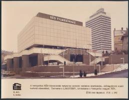 1981 ÉTK fotók, 11. évf.Szeged Ligetfürdő és Tanácsi Továbbképző, Bp., Nagy Sport Csarnok, veszprémi SÉD Filmszínház, 4db,  17x23cm