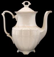 Nagyméretű, aranyozott porcelán teáskanna / Large chinaware tea-pot 30 cm