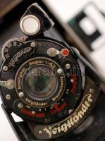 Voigtländer Anastigmat Voigtar 1:6,3 harmonika fényképezőgép jó állapotban, bőr tokban /
Voigtlände...