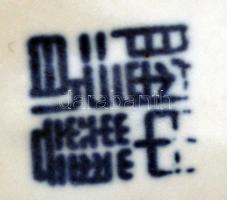 Japán mintás, kékkel festett porcelán váza / Japanese pocelain vase 30 cm