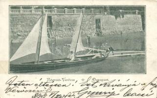 1899 Nógrádverőce, Duna part (r)