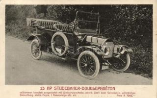 25 HP Studebaker-Doublephaeton; Studebaker-Repräsentanz; Wien III. Gärtnergasse 7. / automobile (EK)