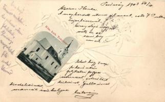 Vámosmikola, Római katolikus templom, mechanikus lap (EK)