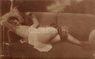 Erotic nude photo postcard