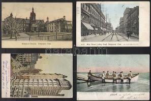 1905 8db USA városképes+2 motívumlap/8 USA Topographie+2 Motivkarten