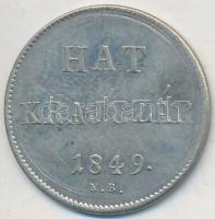 1849NB 6kr Ag T:2- kis karc Adamo B3