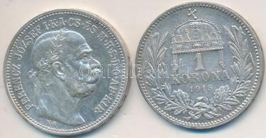1915-1916. 1K Ag "Ferenc József" (2x) T:2