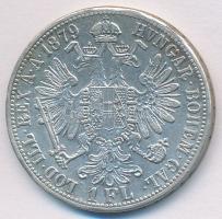 Ausztria 1879. 1Fl Ag "Ferenc József" T:2- ph. Austria 1879. 1 Florin Ag "Franz Joseph" C:VF edge error