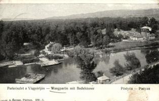 Pöstyén, Vág part / river side (EK)