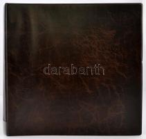 Igényes, nagyalakú gyűrűs képeslap berakó betétlapokkal, összesen 126/252 férőhellyel; 119 modern kü...