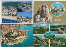 Kb. 248 db MODERN főleg európai városképes lap pár nagy alakú lappal; sok jugoszláv, csehszlovák, né...