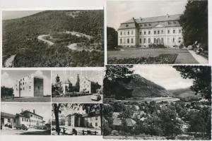 Kb. 200 db MODERN fekete-fehér magyar városképes lap; / Approx. 200 modern black and white Hungarian...