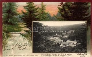 Feketehegy-fürdő, kiadja Matz Gusztáv, litho (EK)