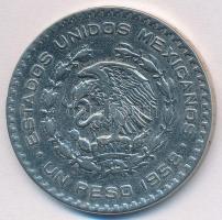 Mexikó 1958. 1P Ag "Függetlenség" T:2- polírozott Mexico 1958. 1 Peso Ag "Independence" C:VF polished