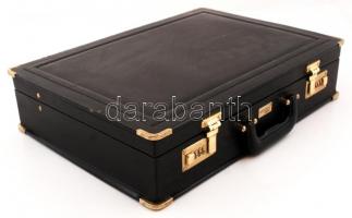 Sonesta 12 szem. evőeszközkészlet, fém, eredeti számzáras táskában, összesen: 72 db