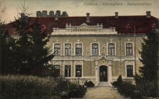 Csák, Csákova, községháza, Kiadja Deutsch József kiadása (EK)