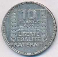 Franciaország 1932. 10Fr Ag T:2- France 1932. 10 Francs Ag C:VF
