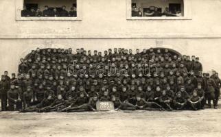 1927 Komárom, soldiers group photo, photo Sobotka (Rb)