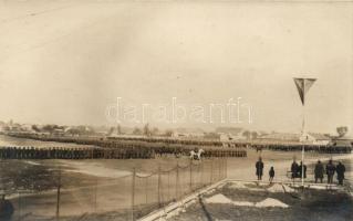 1927 Komárom, eskütétel (?) / military oath, photo