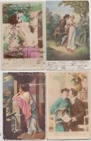 Kb. 800 db főleg MODERN motívumlap dobozban; üdvözlő, művész / Approx. 800 mostly modern motive card...