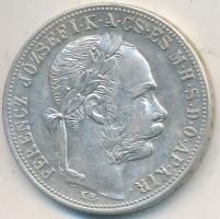 1883KB 1Ft Ag "Ferenc József / Barokk címer" T:2-
Adamo M15