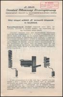 cca 1910 A Standard Villamossági Részvénytársaság távbeszélő-, távíró- és rádióberendezések gyárának katalógusa, 16p