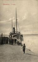 Crikvenica, Gőzhajó kikötő / port, steamship