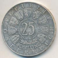 Ausztria 1957. 25Sch Ag "Mariazell" T:2 Austria 1957. 25 Schilling Ag "Mariazell" C:XF