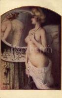 La Jolie Maud, Série 5. erotic art postcard s: Raphael Kirchner