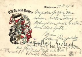 V. V. St. sei's Panier! München / Bavaria, Studentica