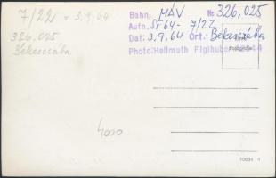 Hungarian locomotive, Nr. 326.025, Békéscsaba, photo Hellmuth Figihuber