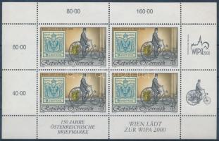 Nemzetközi bélyegkiállítás, WIPA 2000 kisív International Stamp Exhibition WIPA 2000 minisheet