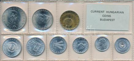 1981. 2f-10Ft 9db klf érmés forgalmi sor fóliatokban T:1