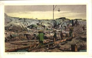 Malaya, Tin mining