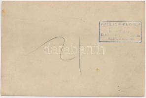 cca 1930-1940 Látogatók a Parlament üléstermében, Kaulich Rudolf fotója, pecséttel  jelzett, 12x18 c...