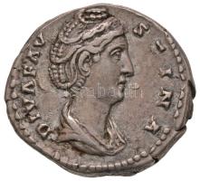 Római Birodalom / Róma / I. Faustina 141 után Denár Ag (3.00g) T:2 Roman Empire / Rome / Faustina I after 141 Denarius Ag "DIVA FAV-STINA / AVGV-STA" (3.00g) C:XF RIC III 358.