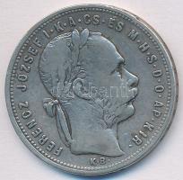 1881KB 1Ft Ag "Ferenc József / Középcímer" T:2-,3
Adamo M15