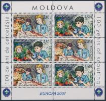 Europa CEPT: Cserkészet bélyegfüzetlap, Europa CEPT scout stampbooklet sheet