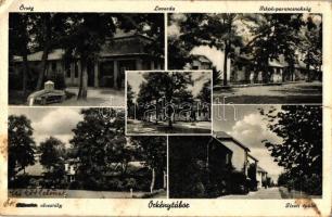 3 db RÉGI magyar városképes lap, vegyes minőség; Szeged, Örkénytábor, Nyíregyháza / 3 old Hungarian ...