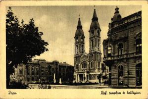 3 db RÉGI magyar városképes lap, vegyes minőség; Pápa, Örkénytábor, Pacsa / 3 old Hungarian town-view postcards, mixed quality; Pápa, Örkénytábor, Pacsa