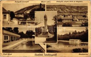 3 db RÉGI magyar városképes lap, vegyes minőség; Székesfehérvár, Tatabánya, Debrecen / 3 old Hungari...